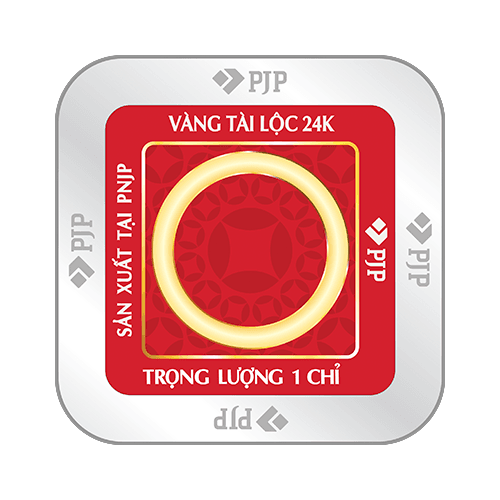 Nhẫn trơn 1 chỉ Vàng 99,99% PJP