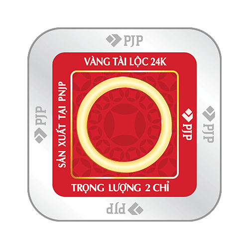 Nhẫn trơn 2 chỉ Vàng 99,99% PJP