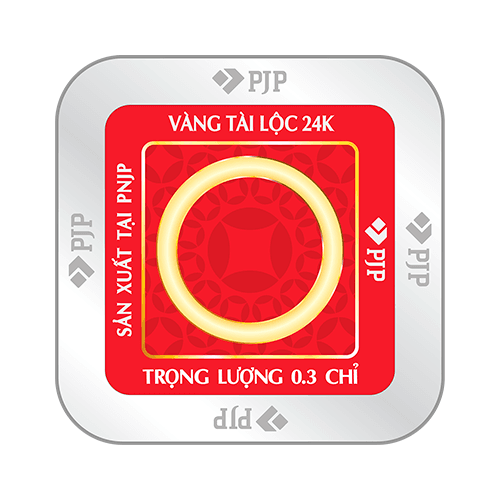 Nhẫn trơn 0.3 chỉ Vàng 99,99% PJP