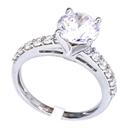 Nhẫn ECZ nữ trắng (TS Ý)