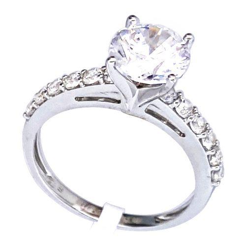 Nhẫn ECZ nữ trắng (TS Ý)