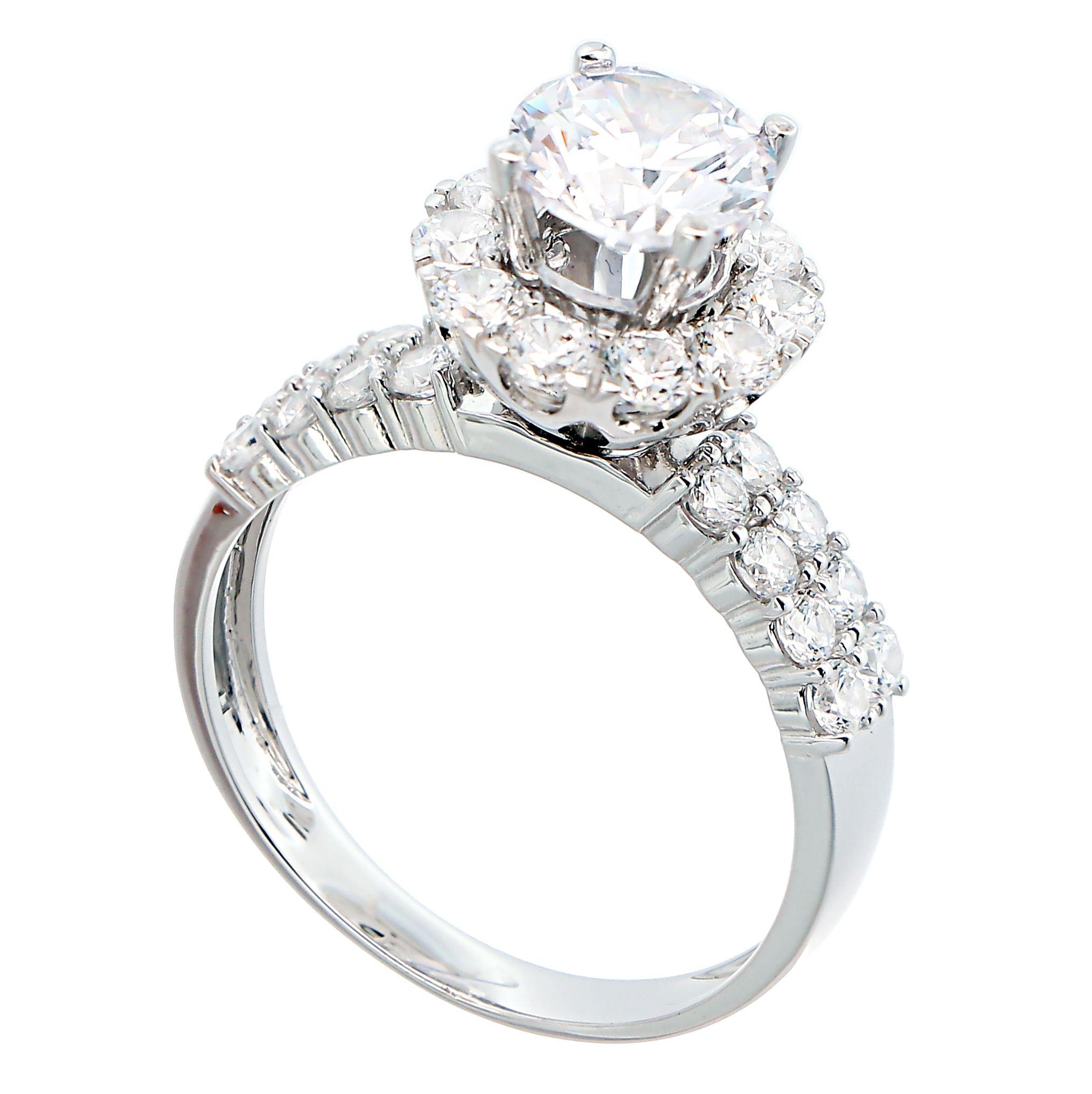 Nhẫn ECZ nữ trắng (TS Ý)