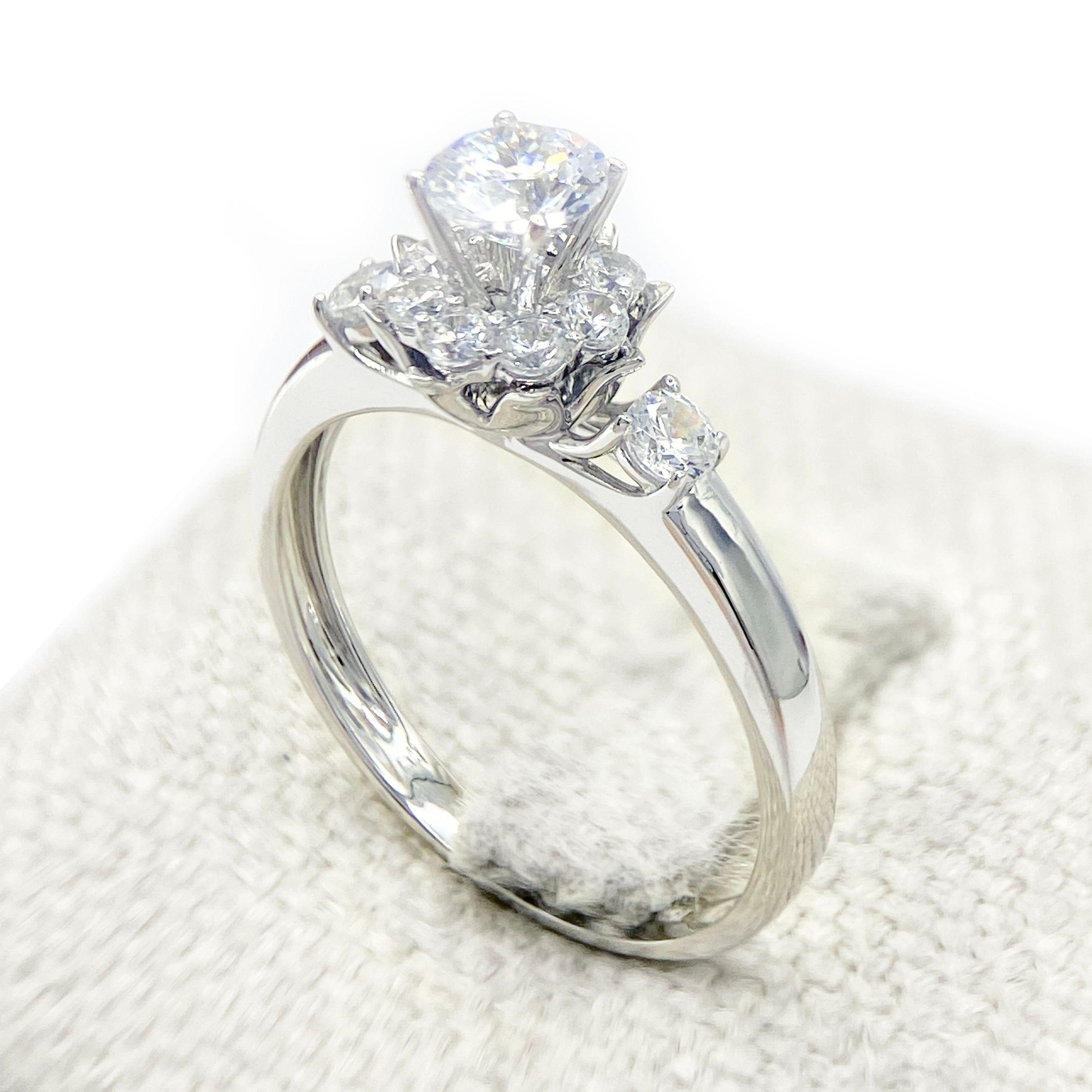 Nhẫn ECZ nữ trắng (TS Ý)