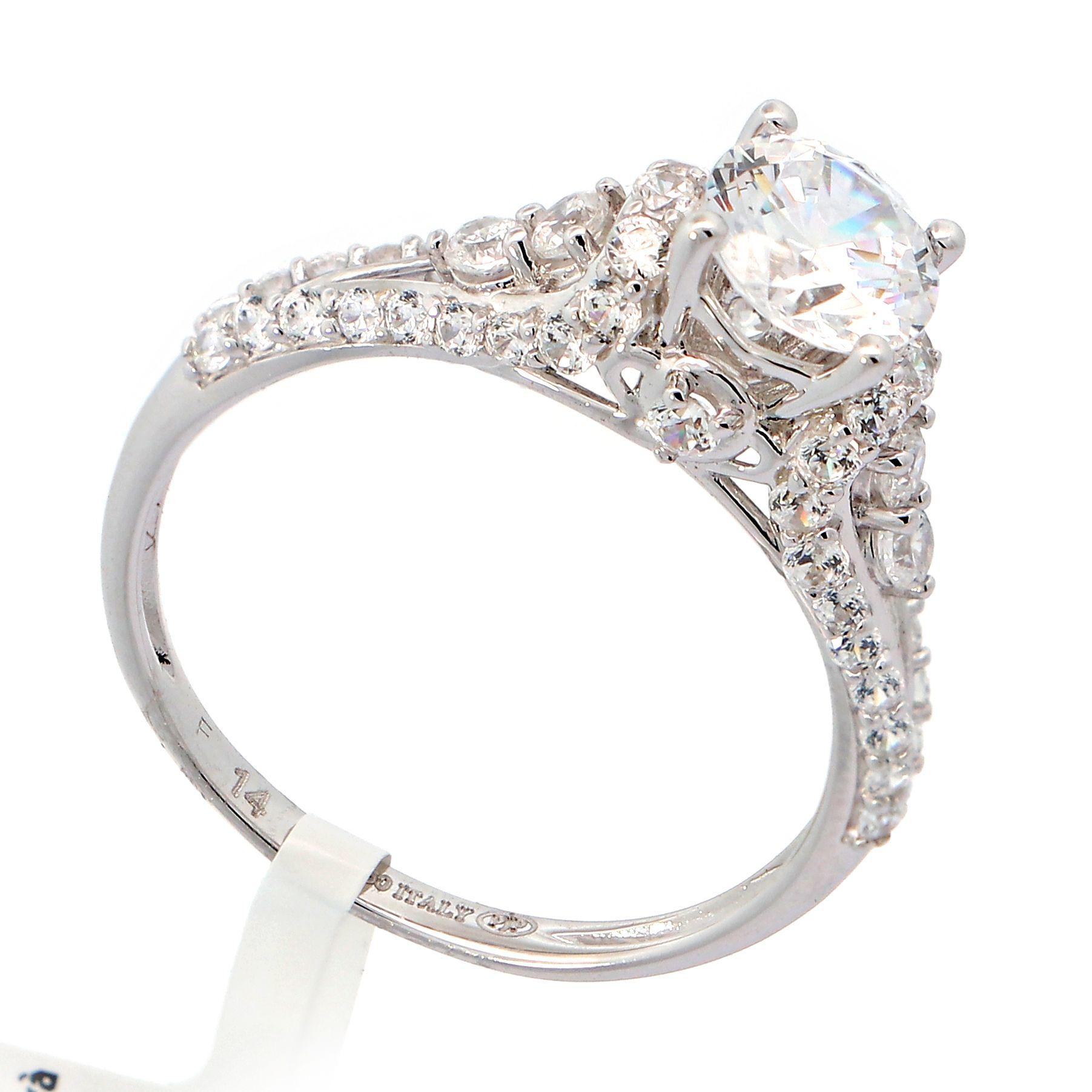 Nhẫn ECZ nữ trắng (TS Ý)