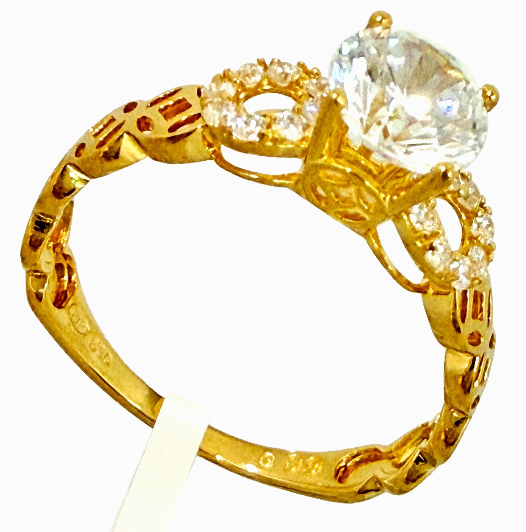 Nhẫn CZ nữ trắng (TS khác)